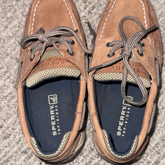 Sperry Kids Brown Moccasins - Picture 2 of 3